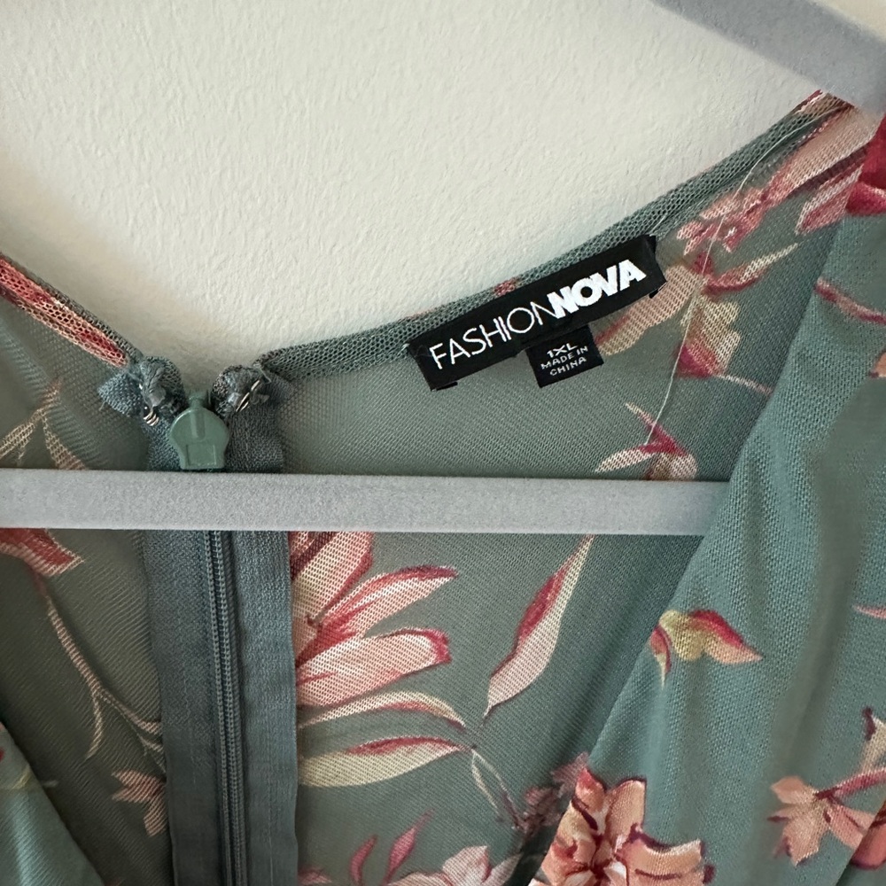 Floral Long Sleeve Maxi Dress - Picture 2 of 4